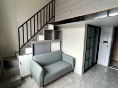 宁波鄞州五乡公寓直租，复式一房朝南。精装修拎包入住出租房源真实图片