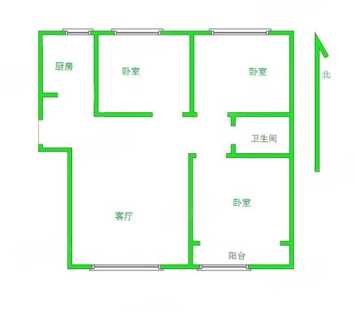 风帆(一区)3室2厅2卫129㎡南北93万