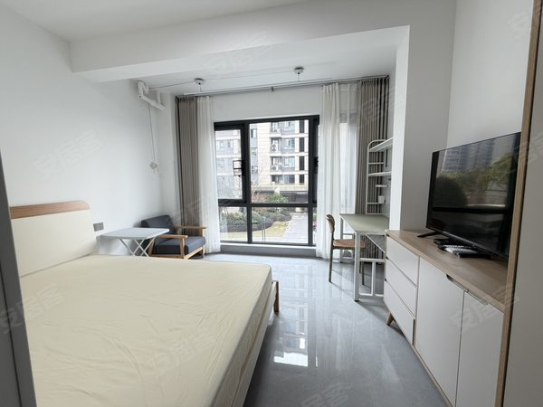 金华婺城婺城新区央著花园精装修带宽带阳台！民用水电！拎包入住家电齐全 南北通透出租房源真实图片