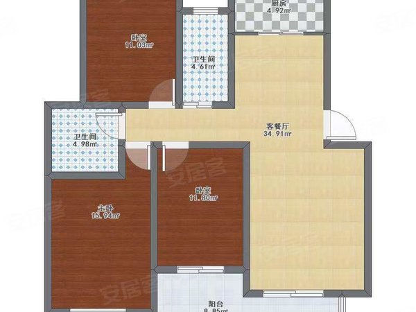 温州瑞安莘塍恒大悦澜湾滨海新区实验小学 新湖广场旁 恒大悦澜湾 3室