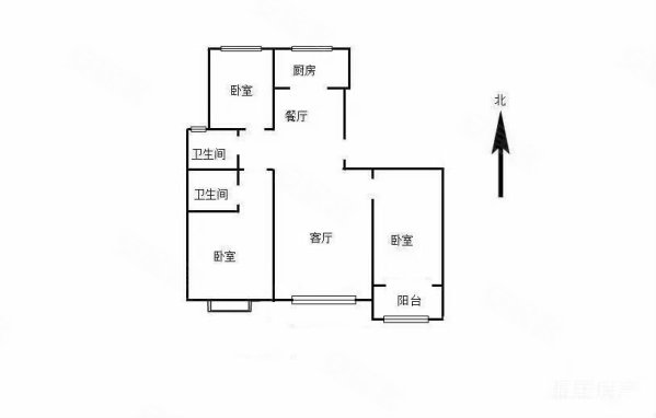 孟达国际新城A2区4室2厅2卫154㎡南北220万