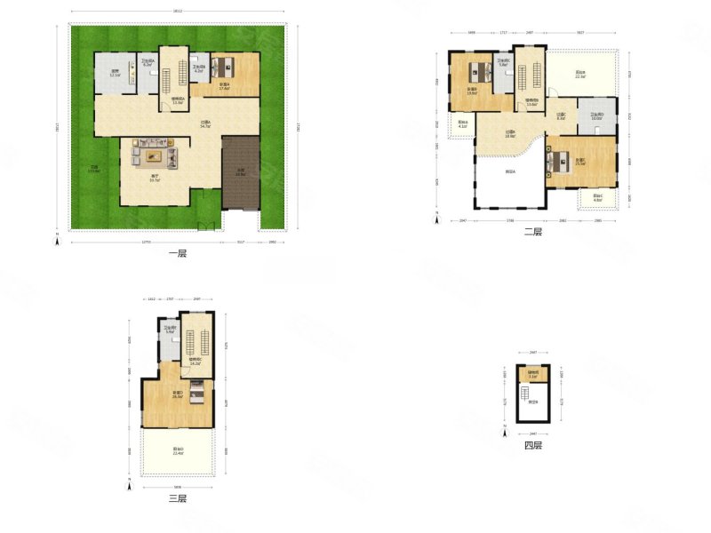 泰禾南京院子6室4厅4卫572㎡南北2700万