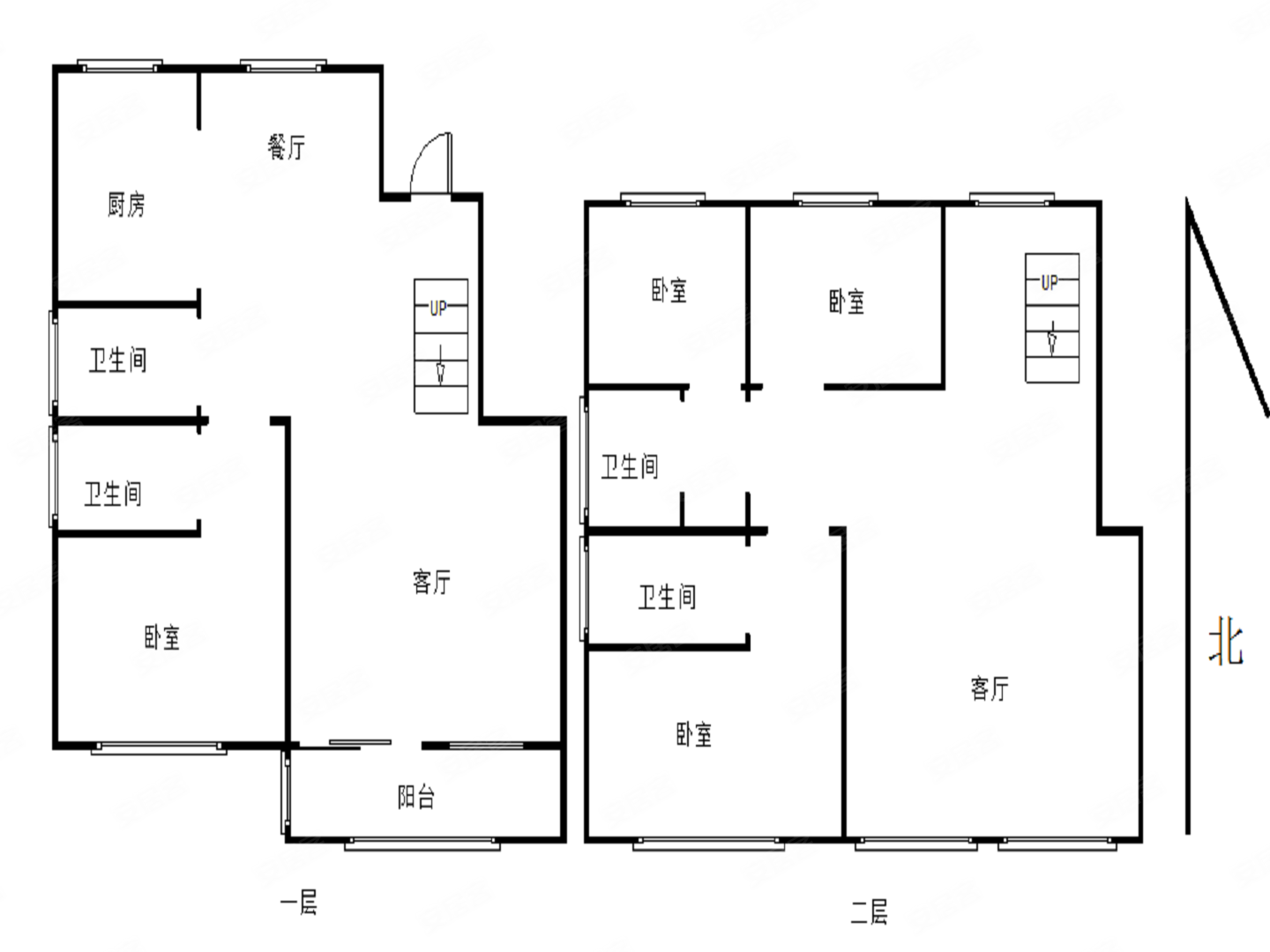 如意府4室3厅3卫278㎡南北200万