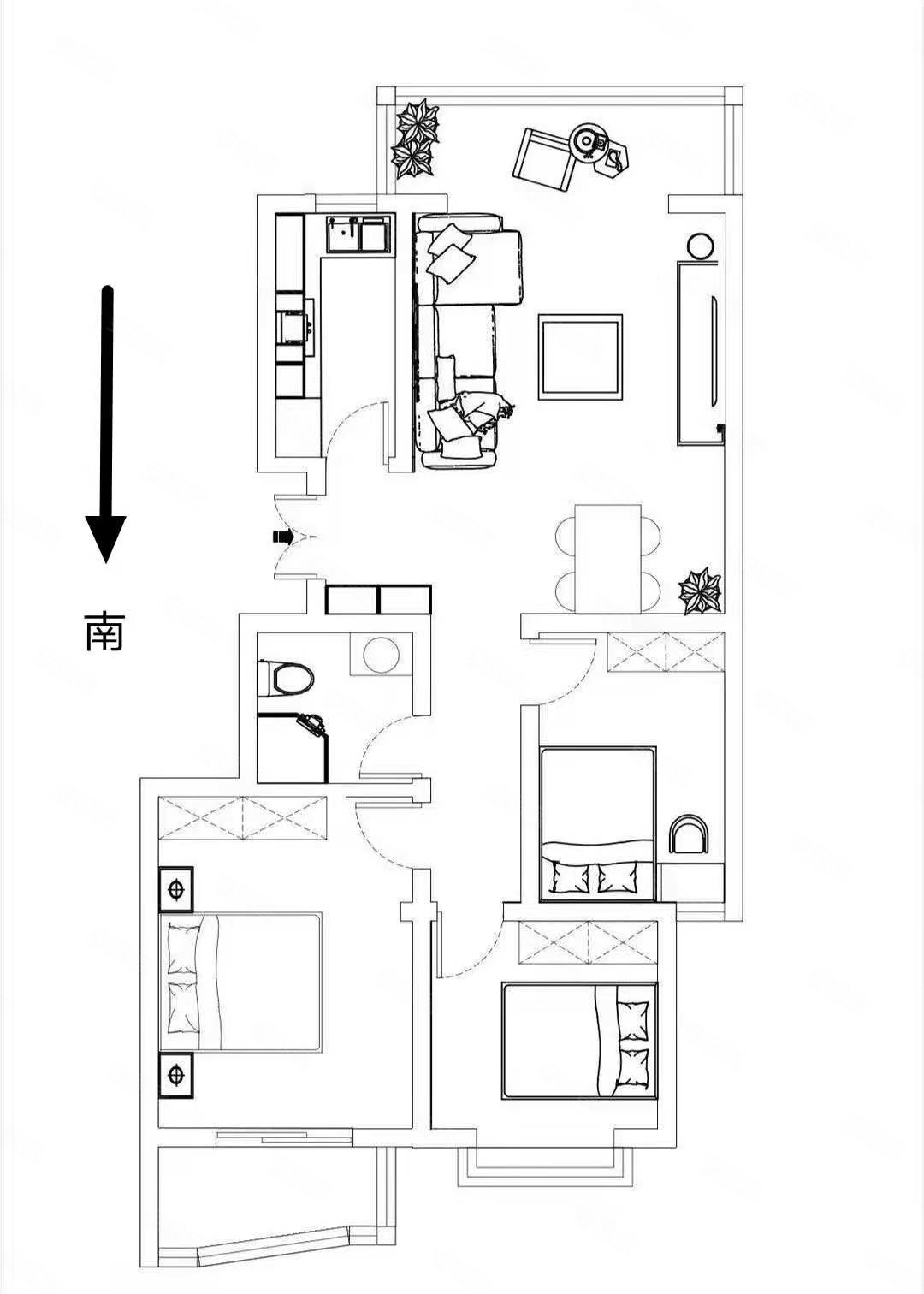 香江生态丽景户型图图片