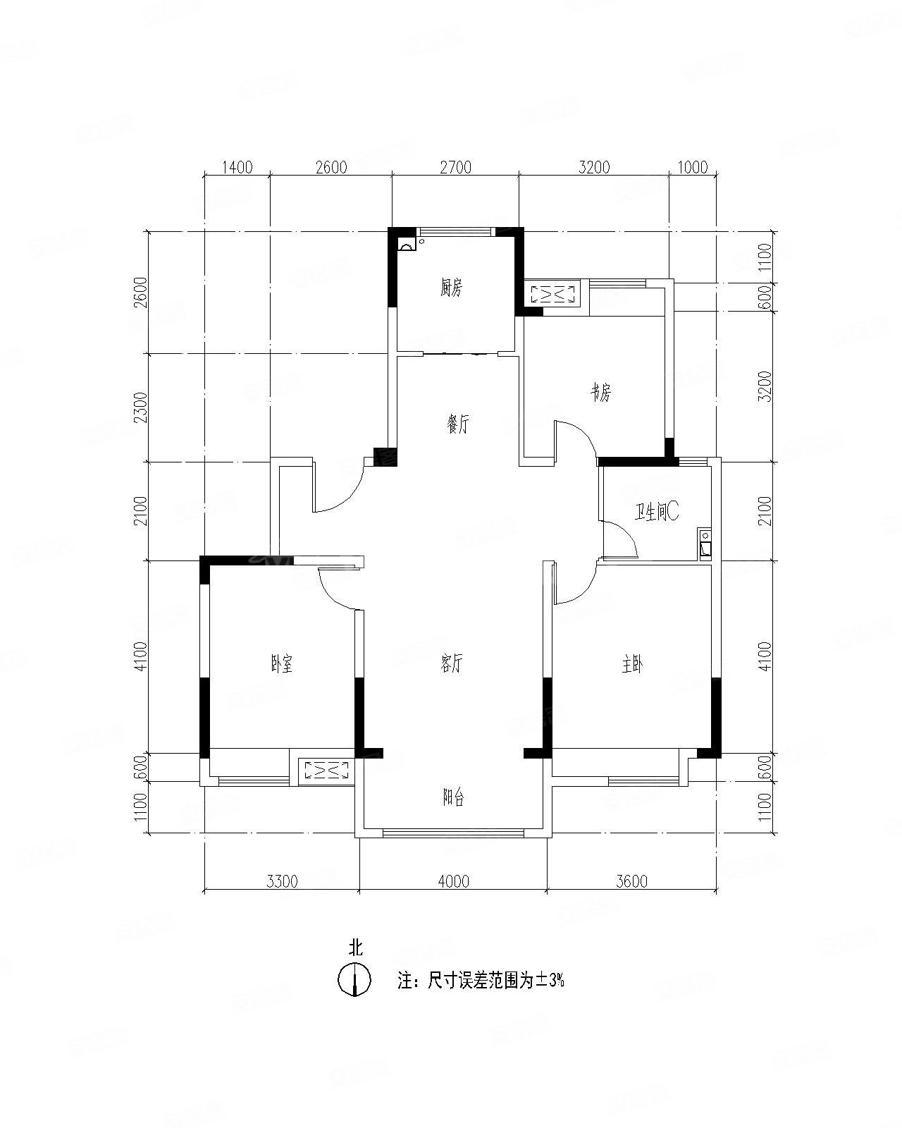 御景新城洋房蝴蝶户型老证大落地窗采光好随时看房