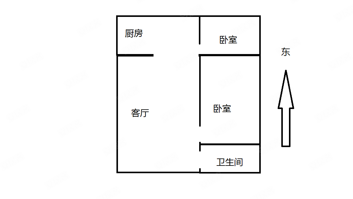 中晟溪城小区63平米精装两室60万满两年急售