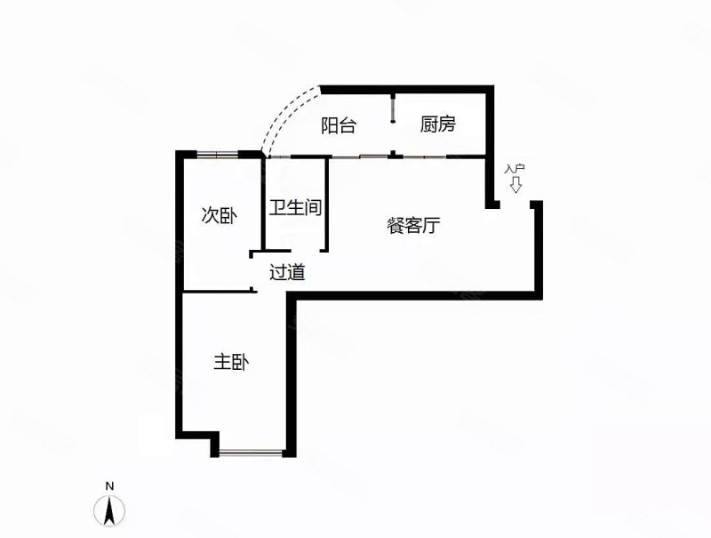 东圃广场 2 房  67.5 方