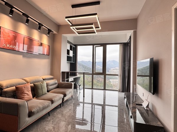 金华东阳横店山顶壹号星巢公寓(公寓住宅)山顶一号2房，180度落地采光，房源，随时看房，采光出租房源真实图片