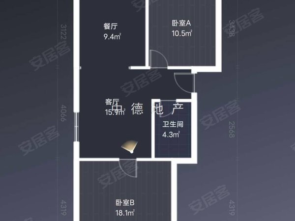 天津西青杨柳青金华里(西青)金华里 奥森旁 精装全齐两室 随时看随时