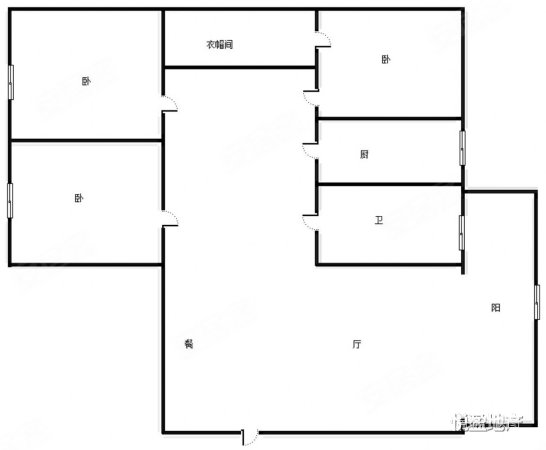 平公小区3室1厅1卫91㎡南北62.8万