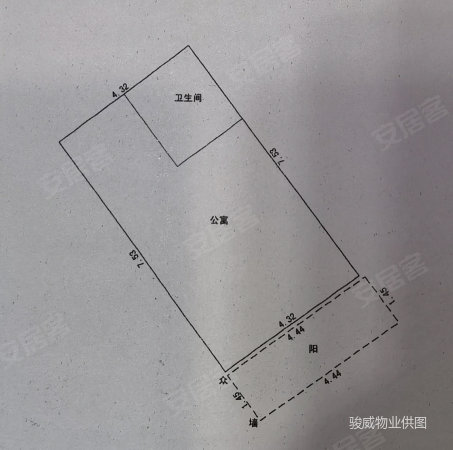 逸林苑1室1厅1卫46.8㎡南47万