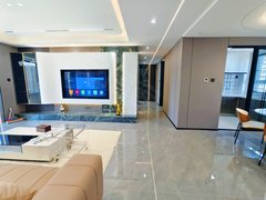 济南历下CBDCBD豪宅甄选好房总裁官邸意式轻奢风随时看房地铁华润置地广场出租房源真实图片