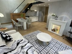 合肥政务天鹅湖政务区 天鹅湖 蔚蓝商务港 融创壹号院复试一室一厅 大落地窗出租房源真实图片