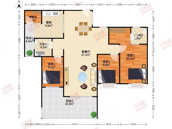 水榭花都 精装可拎包入住 近地铁 中间好楼层 低密度社区