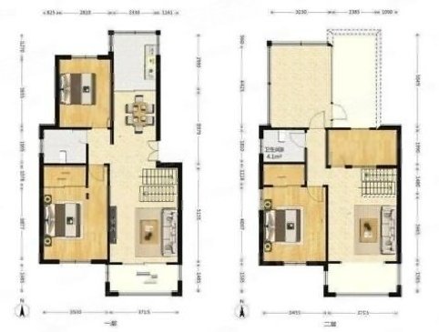 智华苑3室2厅2卫83㎡南北410万