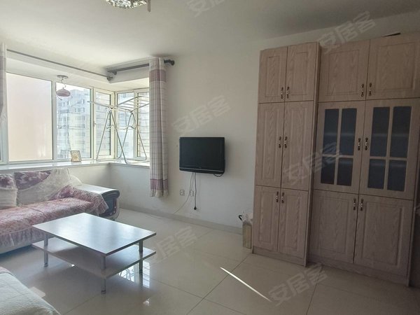 包头稀土高新区高新一中日月豪庭急租日月豪庭一居室，家具家电齐全，包暖包物业，拎包入住！出租房源真实图片