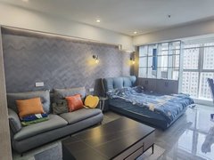 益阳赫山万达广场公寓房，一室一厅一厨一卫出租房源真实图片