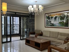 桂林叠彩中山北路桂林北站附近(恒大江湾)电梯大三房 家电齐全 拎包入住出租房源真实图片
