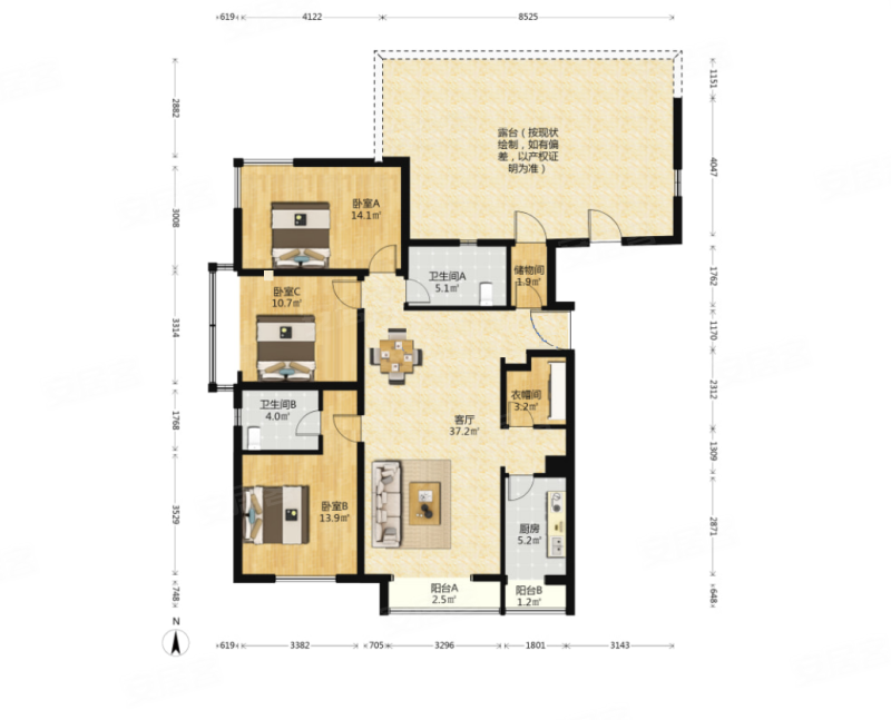 丽泽商务区中心 金泰城丽湾  三居室 双卫满五年  有钥匙