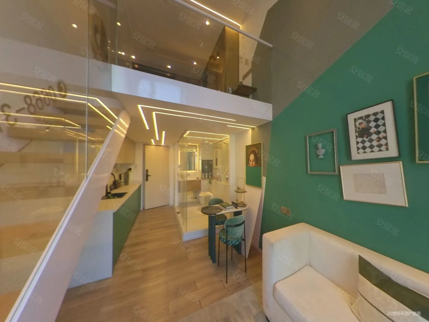 金科美的集美花园1室2厅1卫34.56㎡南北15.8万