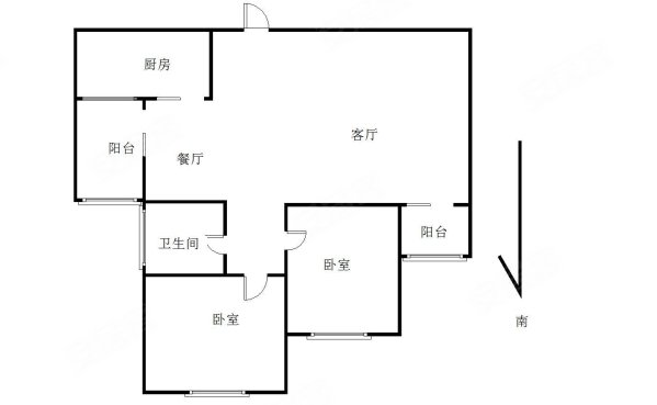 绿洲康城亲水湾(东区)2室2厅1卫89.19㎡南478万