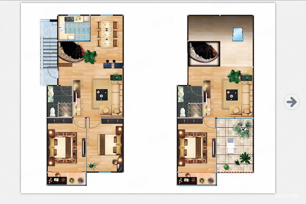 青城山语间地势高视野开阔密度低