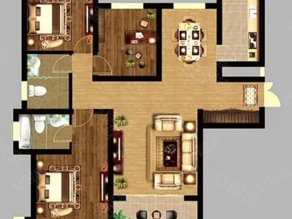 【多图】万科金色水岸(东区),钟公庙租房,个人 钟公庙地铁口南部商务