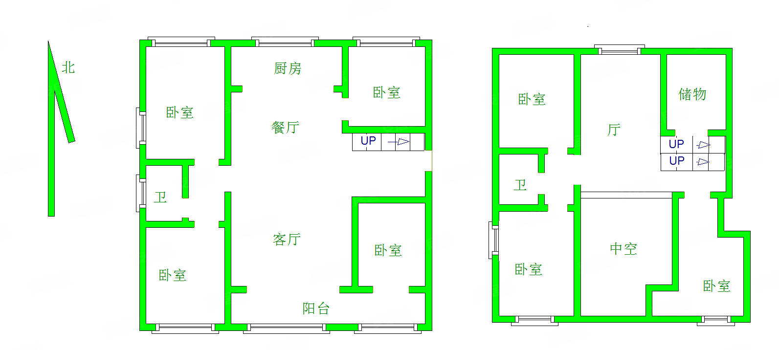 俊发九夏云水8室3厅2卫146.65㎡南北410万