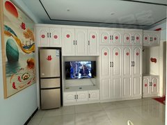 保定涿州高铁新城高铁新维港全屋定制一居家具家电全朝西亮 看房有密码出租房源真实图片