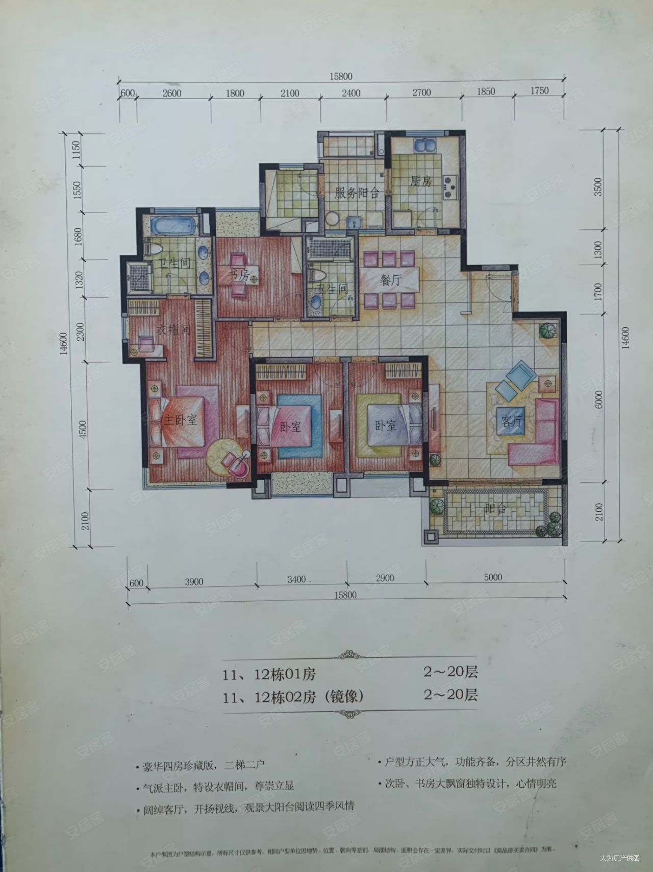 0平,仁恒星园二手房,760万,4室2厅,2卫,195.77平米-珠海安居客