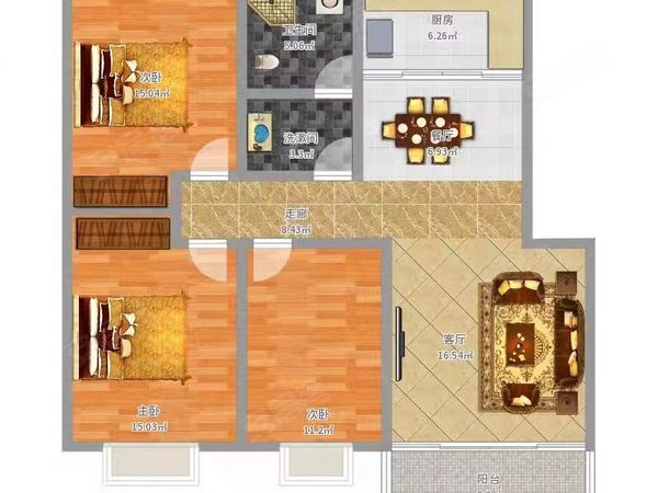 无中介龙潭寺二医院精装套三合租龙远科技呈祥国际西南大厦