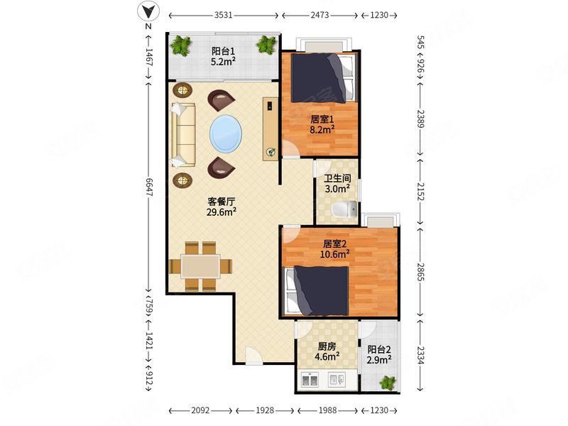 丰庭花园电梯房 近金洲地铁楼层好 南北通透交通便利