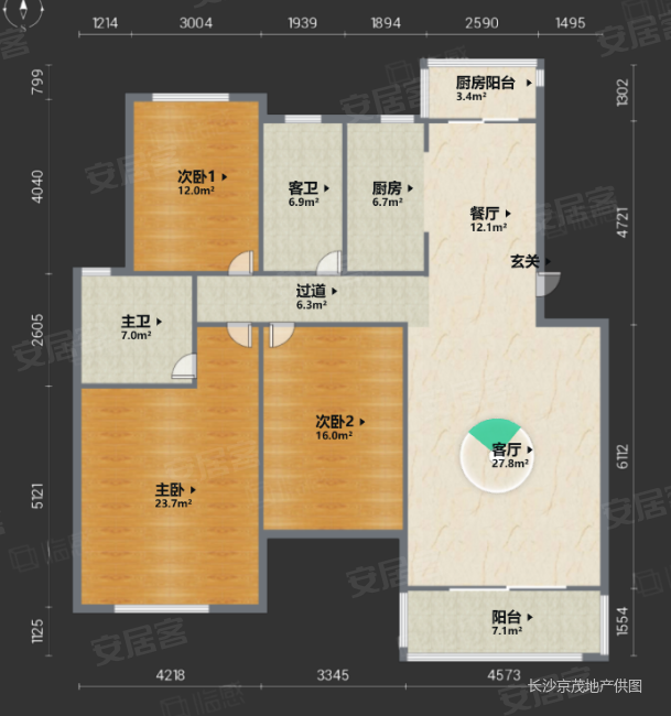 阳光城溪山悦 正规商品房 南北通透 双卫生间 临地铁