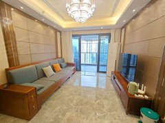 海口美兰海甸恒大美丽沙天璟湾精装修二房二厅一卫拎包入住随时看房出租房源真实图片