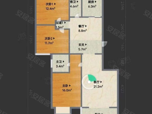 【多图】春语云树府,镇海吾悦广场租房,骆驼 春语云树 双阳台 精装