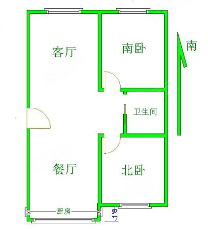 三禾蓝湾4室2厅2卫170㎡南北162万