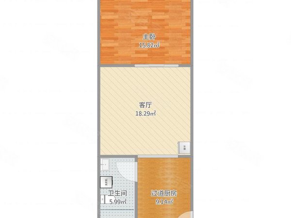 静安寺租房,绿房子 1室1厅1卫 17平 配套齐全 电梯房,静安租房-上海58