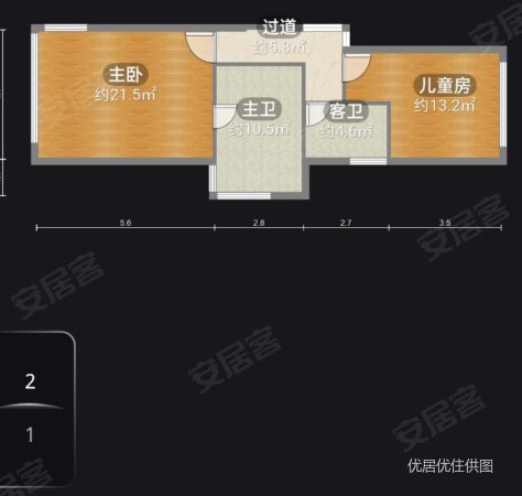 保利公园2010三千郡7组团玺阅5室2厅3卫194㎡南北388万