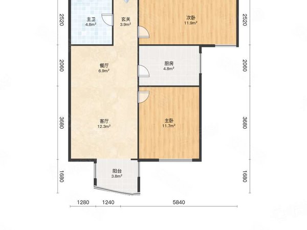 天津河西尖山路津铁和苑津铁和苑 2室1厅1卫