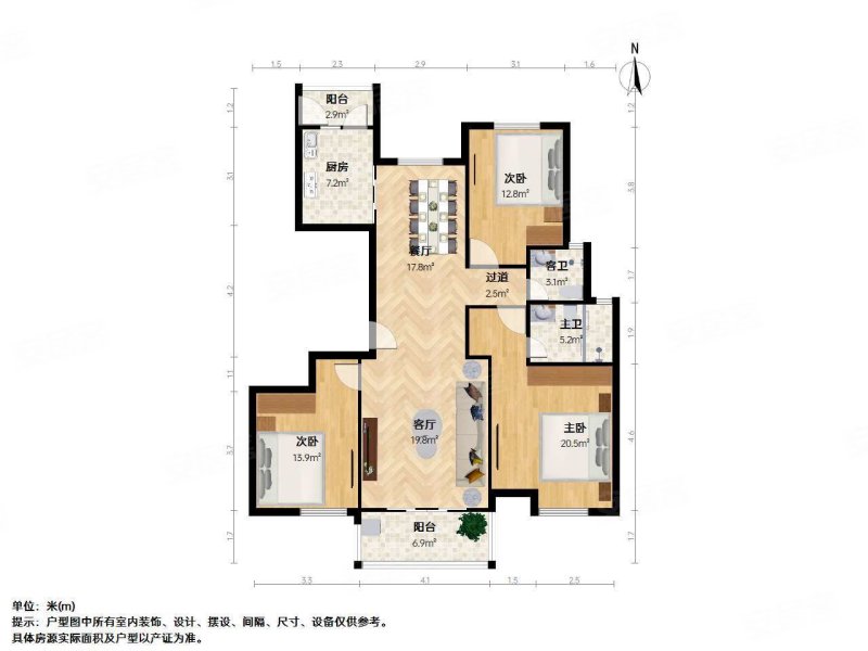 新建城户型图图片