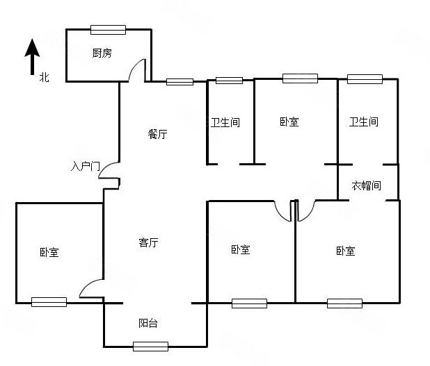 雅戈尔江上4室2厅2卫128.67㎡南455万