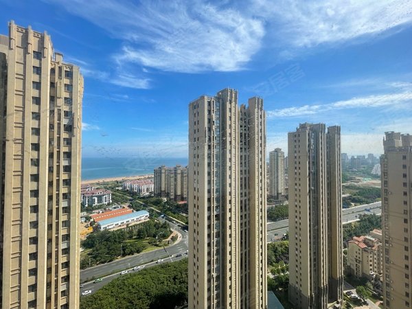 青岛黄岛薛家岛海尔山海湾山海湾精装海景套二全天采光家具齐全拎包