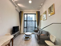 赣州章江新区章江路民水电万象城阳明国际旁 九铭广场精装复式公寓 拎包入住出租房源真实图片