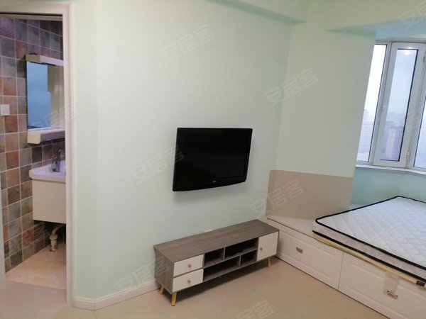 包头昆都仑丰盈道京奥港花园(商住楼)可月付，帝景精装东向踏踏米公寓，采光好，独立厨房，拎包入住！出租房源真实图片