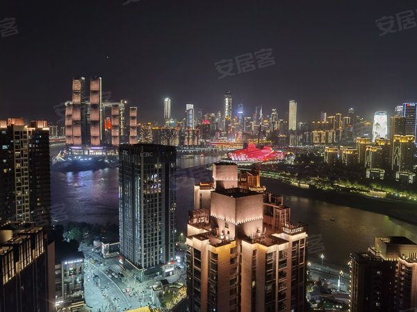 重庆南岸南滨路长嘉汇汇璟两江四岸弹子石cbd长嘉汇一线江景精装三房