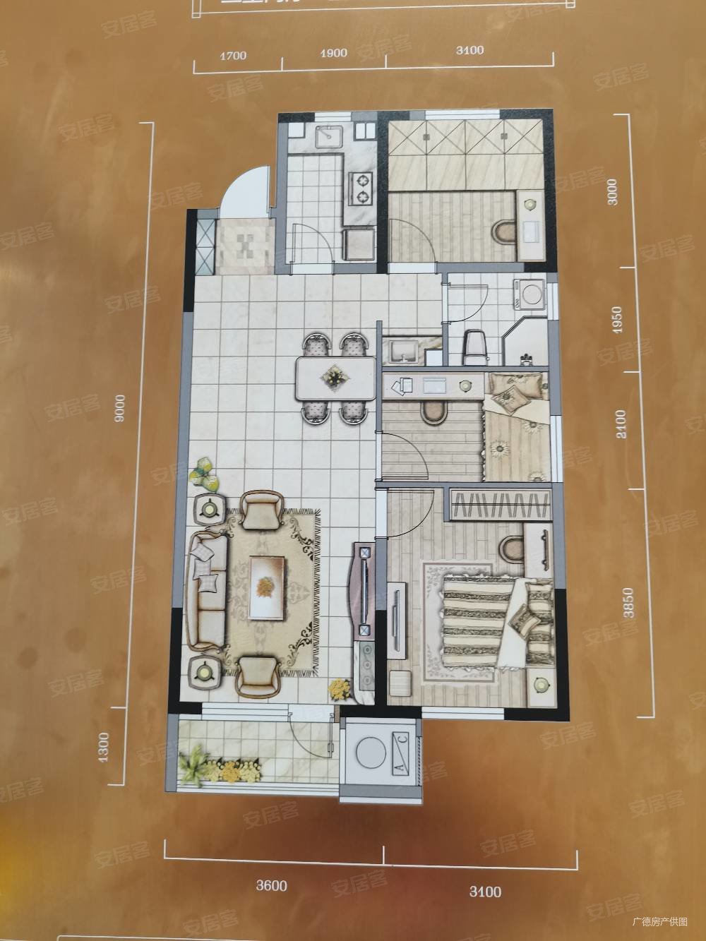 荣成 市府后花园 水岸名邸 电梯洋房绿化率高,西班牙风格