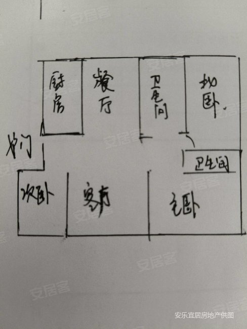 金山御景3室2厅1卫116㎡南北80万