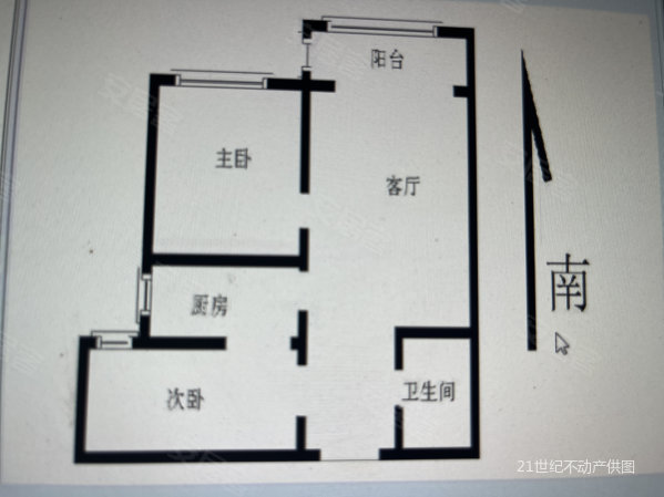 凤凰春城(二期)2室1厅1卫90㎡南49万