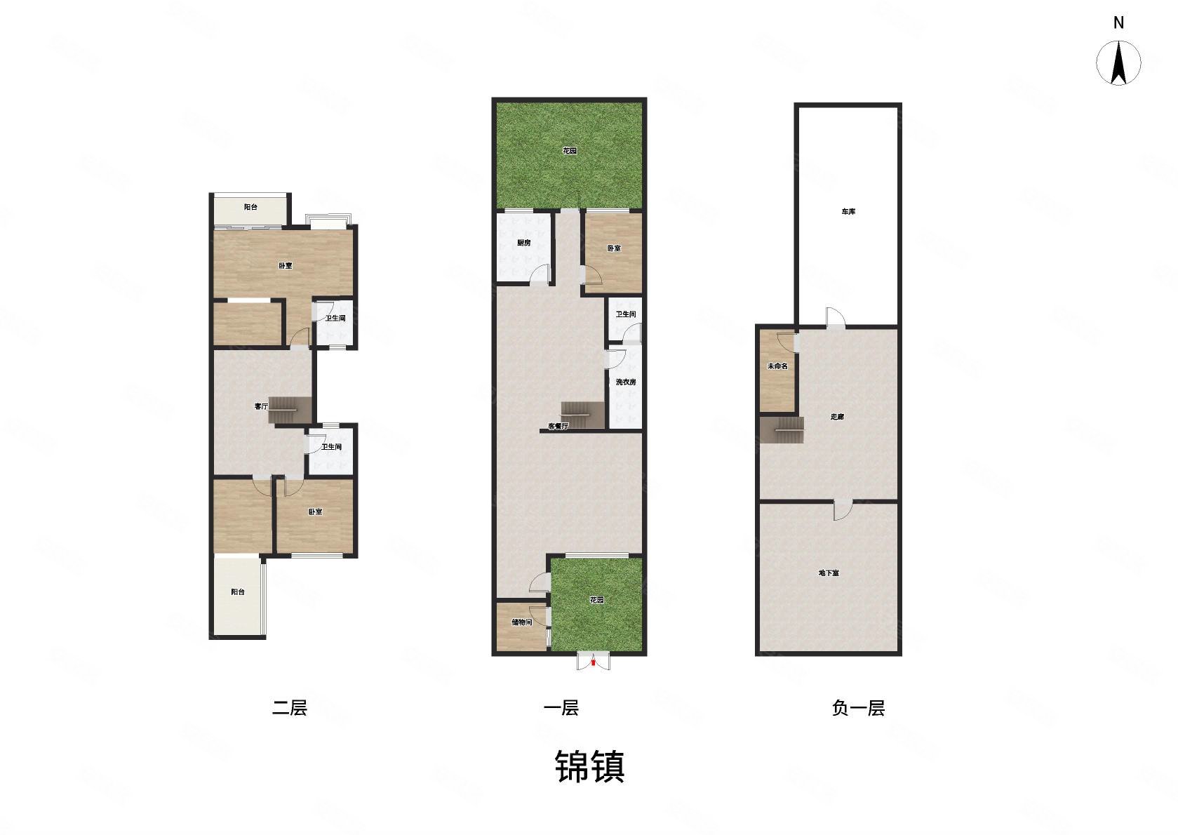 锦镇南园芳第4室3厅3卫255㎡南北485万