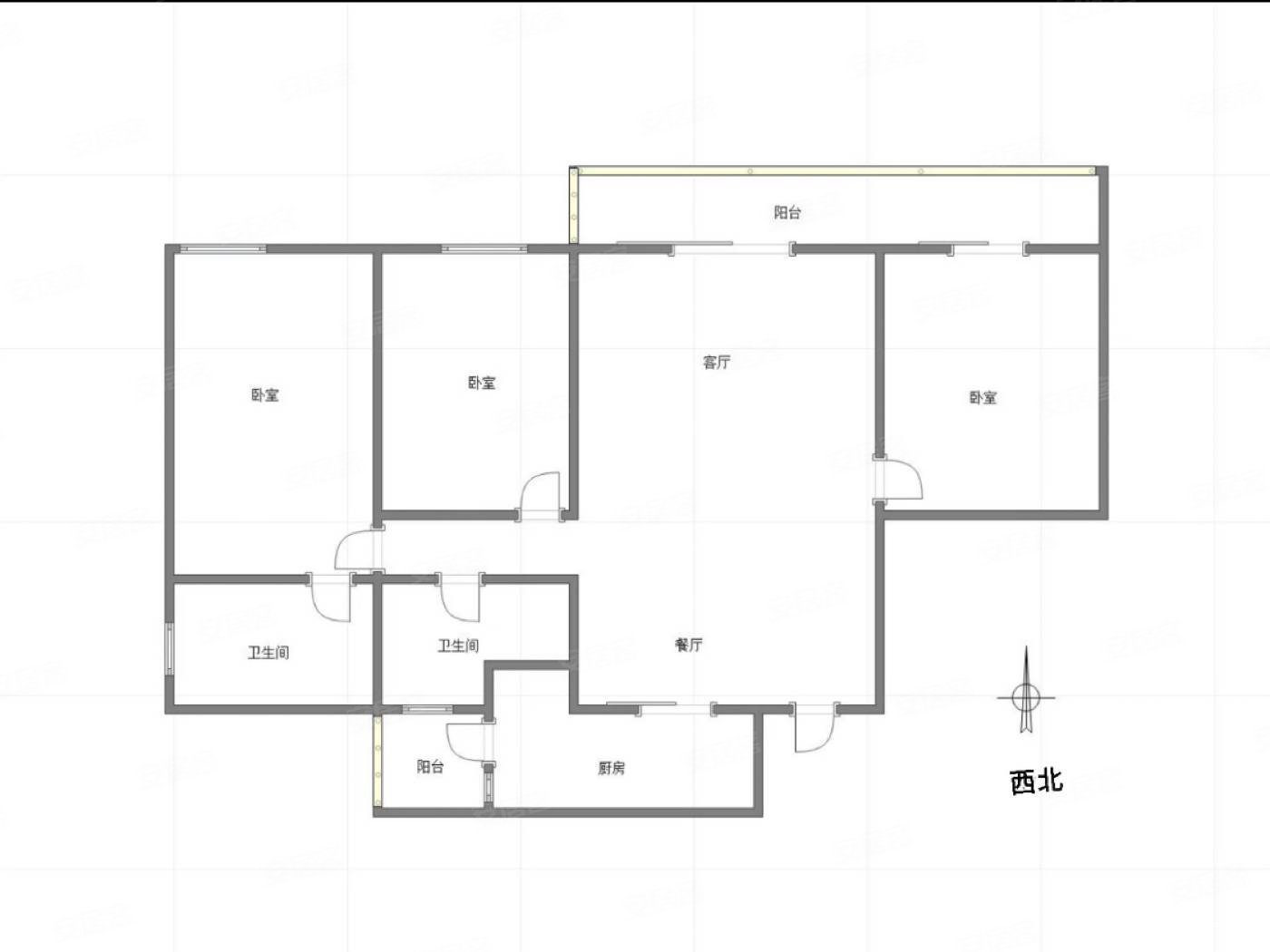 杨家坪商圈新小区小高层两梯四户